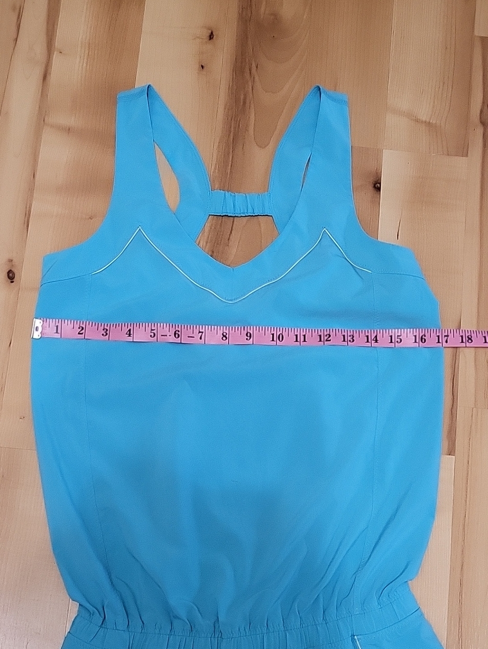 Lululemon Speedy Runsie Blue Romper Size 6/8 (See Measurements) - Picture 9 of 11